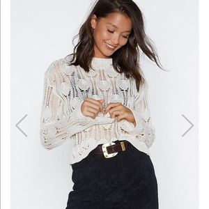 Nasty Gal Knit Me Up Sweater